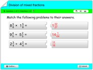 Division of mixed fractions